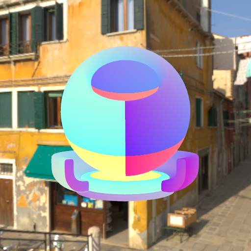 position rendered by threejs