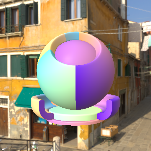 reflect rendered by materialxview