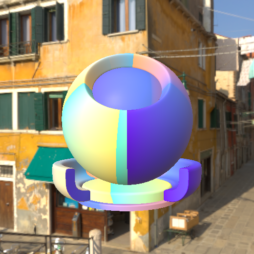 refract rendered by materialxview