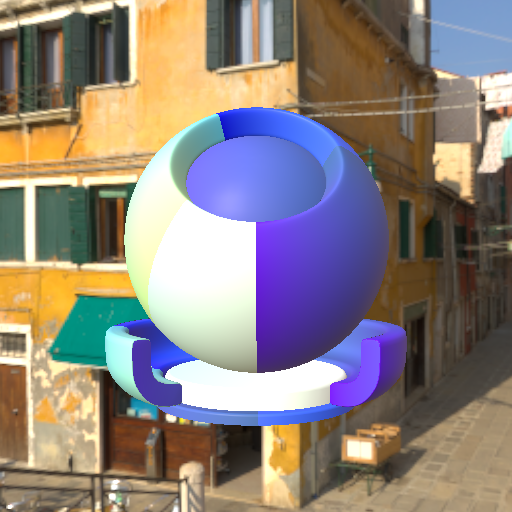 round rendered by materialxview