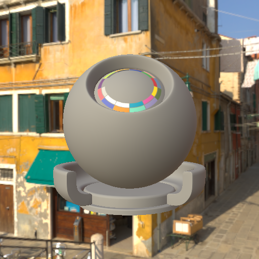 greysphere_calibration rendered by materialxview