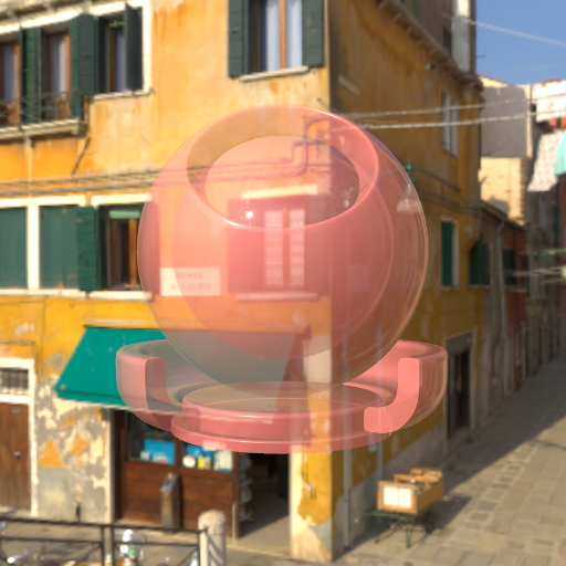 opacity rendered by threejs