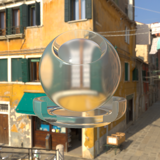 transmission rendered by threejs